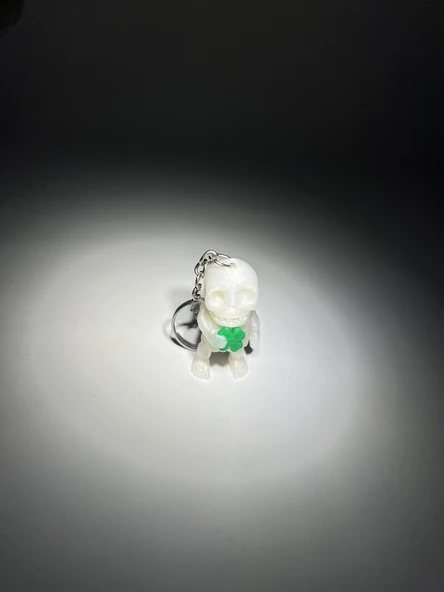 Şanslı Yonca Küçük İskelet Eklemli Anahtarlık - Resim 4