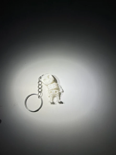 Minik Uzaylı İskelet Eklemli Anahtarlık - Resim 2