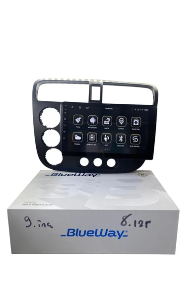 Honda Civic VTECH 2 BLUEWAY 8-128 TAM PROFESYONEL OEM MULTİMEDİA - 2