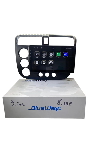 Honda Civic VTECH 2 BLUEWAY 8-128 TAM PROFESYONEL OEM MULTİMEDİA - 3