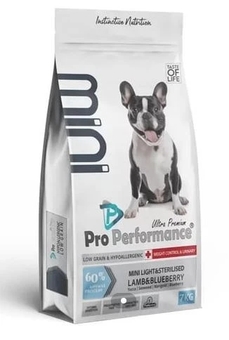 Pro Performance Hipolaerjenik Kuzu Etli ve Yaban Mersinli Küçük Irk Kısırlaştırılmış Köpek Maması 7 Kg ürün görseli