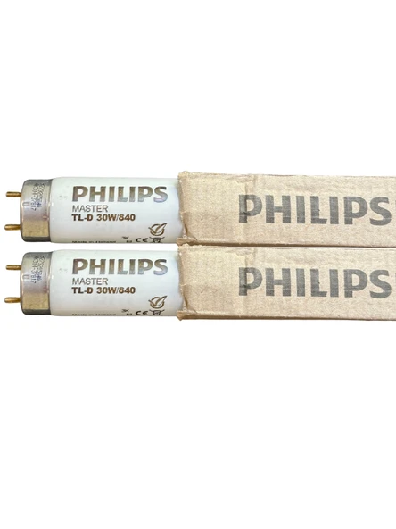 (2 Adet) Philips 30W 840 Günışığı (4000K) G13 Duylu T8 Floresan ürün görseli 1