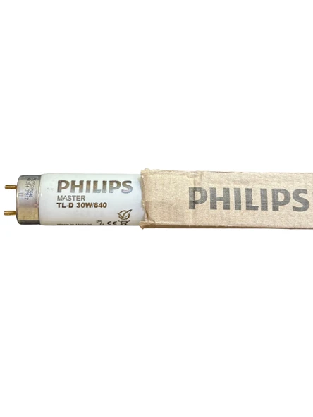 (8 Adet) Philips 30W 840 Günışığı (4000K) G13 Duylu T8 Floresan - Resim 2