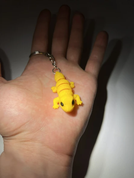 Bebek Leopar Eklemli Anahtarlık - Resim 5