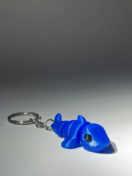 Minik Bebek Köpekbalığı Eklemli Anahtarlık - Resim 3