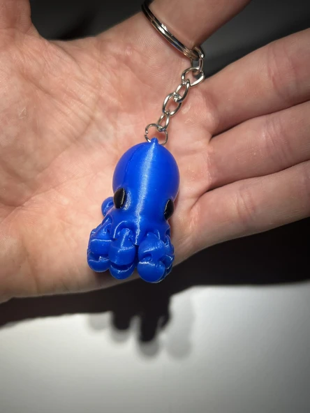 Bebek Ahtapot Eklemli Anahtarlık - Resim 3