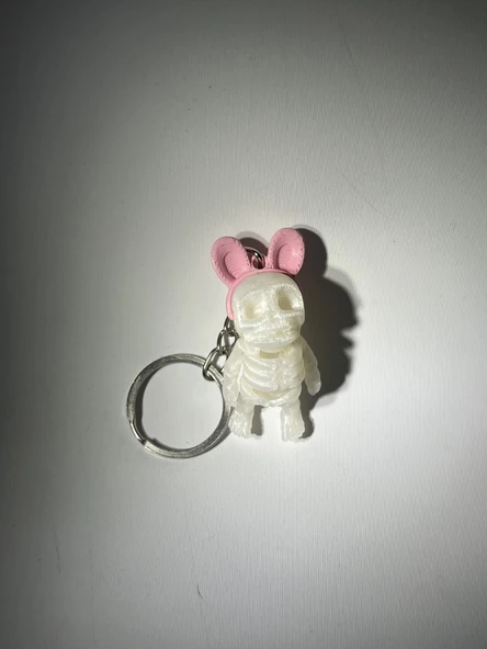 Küçük Paskalya İskeleti Eklemli Anahtarlık - Resim 3