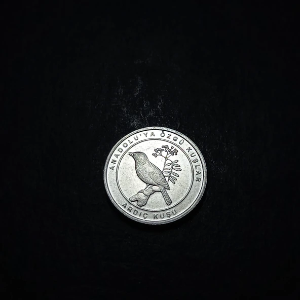 Escoines 3996368949468e1cdc 2020 Anadolu'ya Özgü Kuşlar Serisi ARDIÇ KUŞU 1Kuruş ÇİL Para - 2