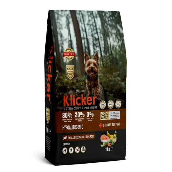 KLICKER MİNİ ORTA IRK YETİŞKİN KÖPEK KURU MAMASI SOMONLU - Resim 2