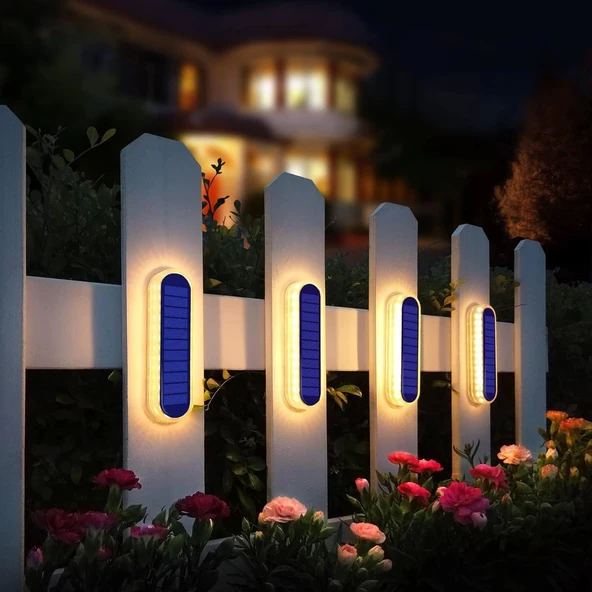 YiLaie Güneş Enerjili Dış Mekan Işıkları Otomatik Açma/Kapama 6 Adet - Sıcak Beyaz - 5