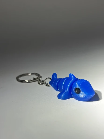 Minik Bebek Köpekbalığı Eklemli Anahtarlık ürün görseli