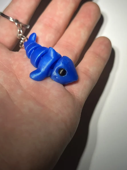 Minik Bebek Köpekbalığı Eklemli Anahtarlık - Resim 4