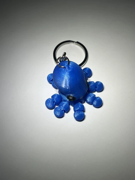 Bebek Ahtapot Eklemli Anahtarlık - Resim 4