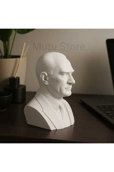 Dekoratif Atatürk  Masa Üstü Heykel Figürü - Resim 3
