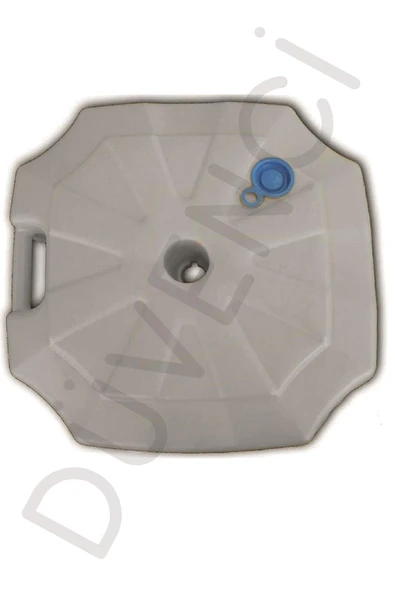 Plastik Beyaz Bidon Şemsiyesi 20 Litre - Resim 3