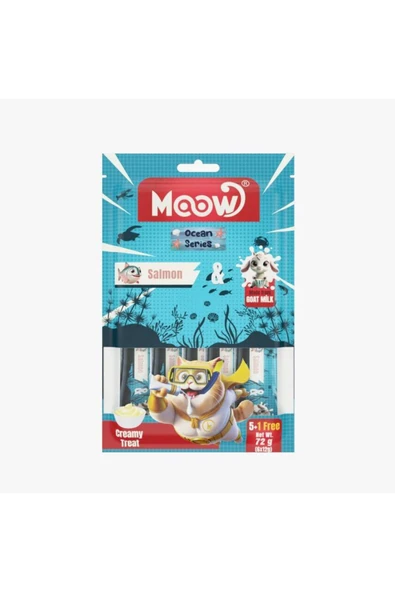 Moow En Yeni Mix Karışık Keçi Sütlü  Kedi Krema Ödülü 12 Gr x 48 adet - Resim 7