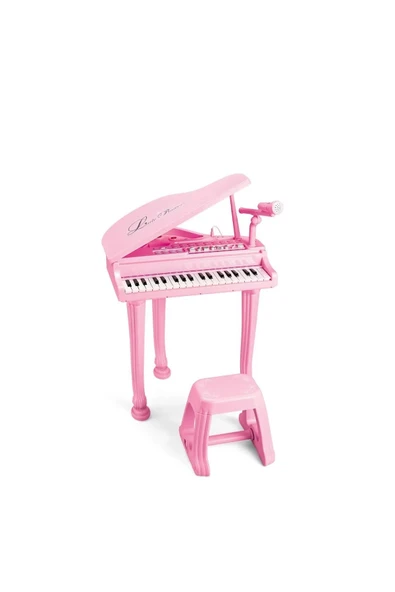 Vardem 37 Tuş Büyük Piyano MP3 Ve Mikrofonlu Pembe ( BAO-1403 ) - 2