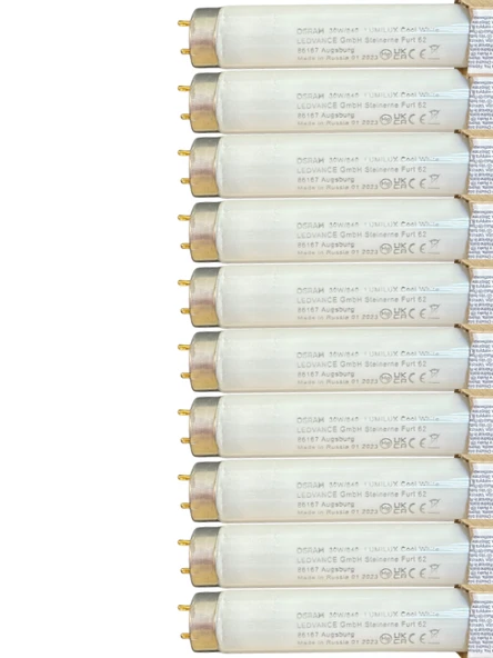 (10 Adet) Osram 30W 840 Günışığı (4000K) G13 Duylu T8 Floresan