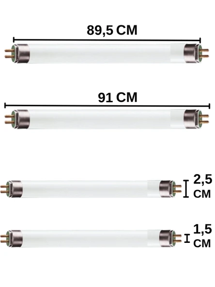 (5 Adet) Osram 30W 840 Günışığı (4000K) G13 Duylu T8 Floresan - Resim 3