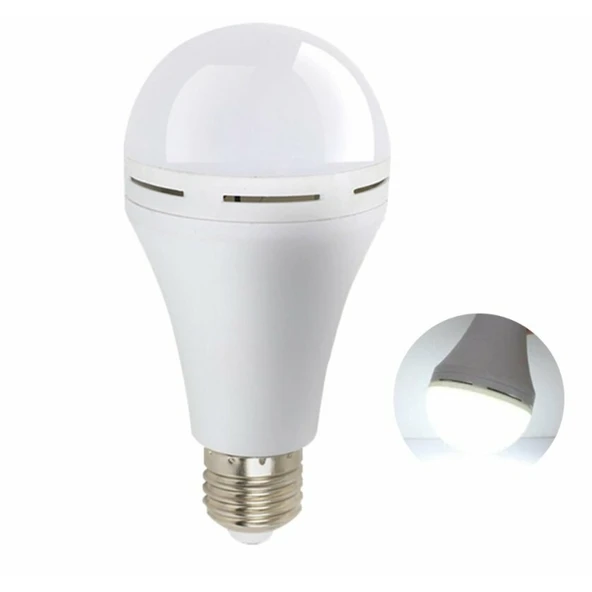 CATA 9W BEYAZ ŞARJLI LED AMPUL - Resim 2