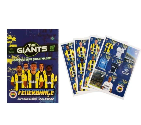 Mythos Fenerbahçe Dev Poster ve Çıkartma Seti Orjinal