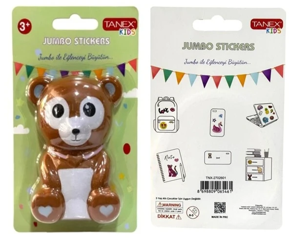 Tanex Jumbo Stickers Sukuşi Maymun - 1