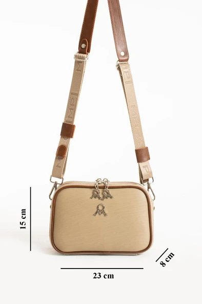 Çapraz Askılı Kadın Omuz Çantası 25*15 Cm Vegan Deri Mega Bag Postacı Çanta Suni Deri - 4