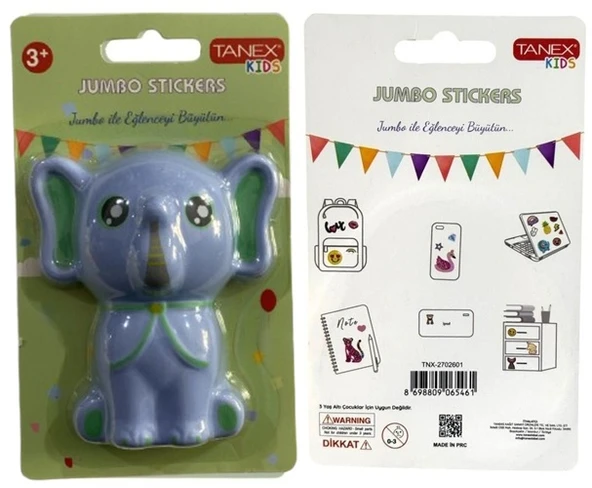Tanex Jumbo Stickers Sukuşi Fil