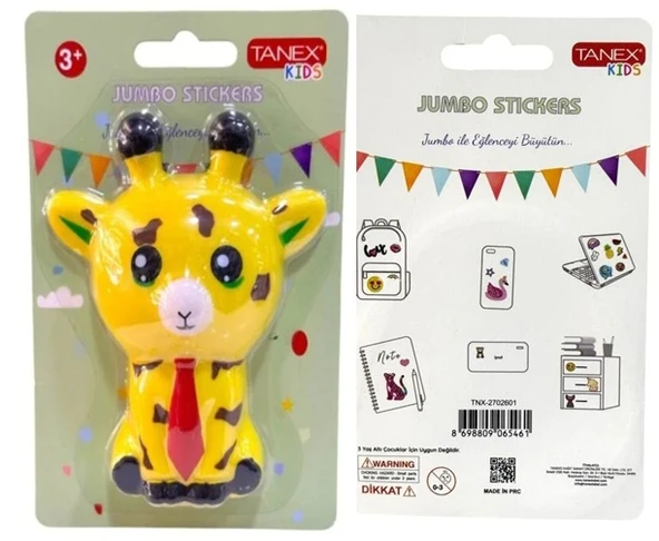Tanex Jumbo Stickers Sukuşi Zürafa ürün görseli