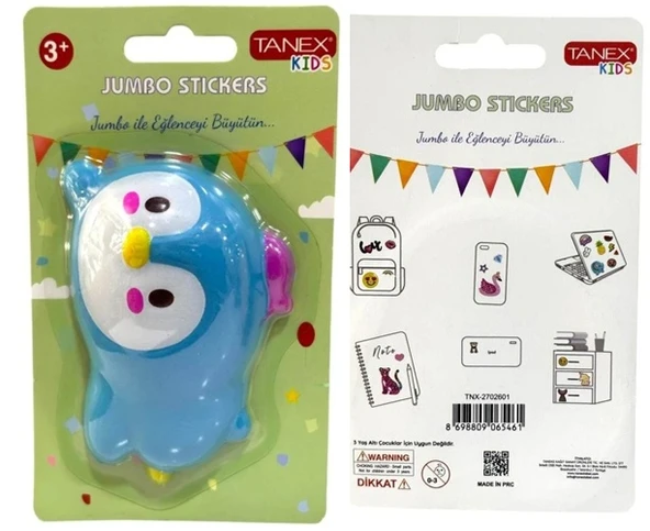Tanex Jumbo Stickers Sukuşi Penguen - 1