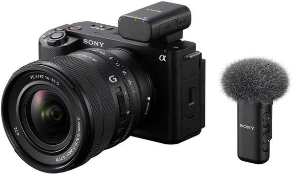 Sony ECM-W3S  Akış, Podcast ve toplantılar için kablosuz mikrofon sistemi, tek mikrofon için, siyah - Resim 2