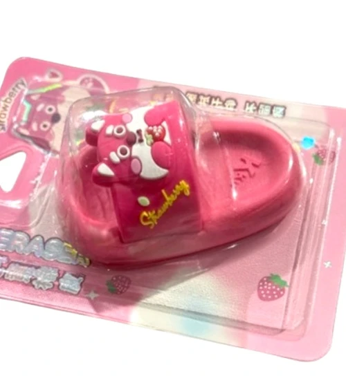 Pian Çilek Ayıcık Terlik Silgi ürün görseli 1