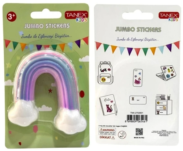 Tanex Jumbo Stickers Sukuşi Gökkuşağı ürün görseli