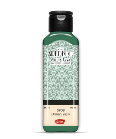 Artdeco Akrilik Boya 140 ml Orman Yeşili - 2 adet - 1