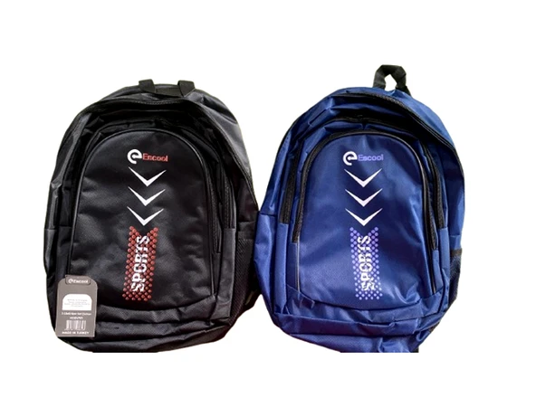 Escool Sırt Çantası 3 Gözlü Kod:701 Okul Çantası - 1 adet ürün görseli 1