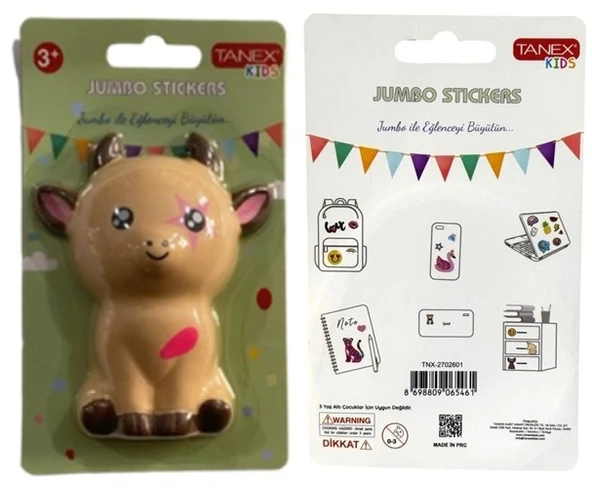 Tanex Jumbo Stickers Sukuşi Yavru Geyik ürün görseli