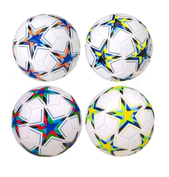 Insert Futbol Topu Yıldızlı Farklı Renk - 1 adet ürün görseli 1