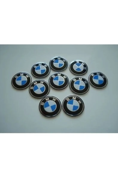 BMW İçin 4 Adet Araç Anahtar Logo Amblemi (11mm) - Resim 3