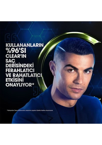 Clear Men Kepeğe Karşı Etkili Şampuan Maksimum Ferahlık Yağlı Saç Derisi İçin Limon Özlü 350 ml x3 - 4
