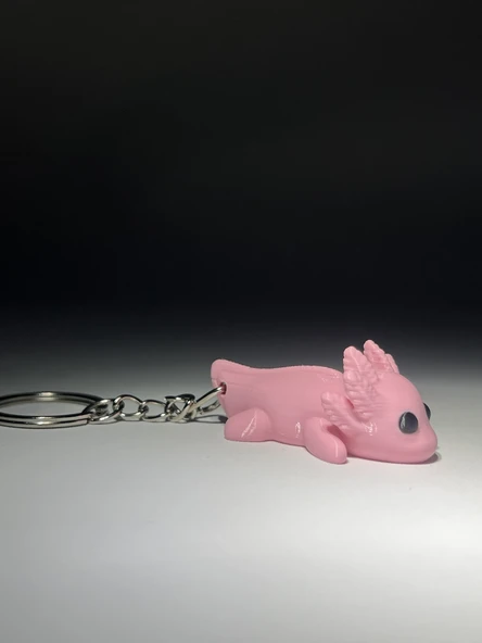 Bebek Axolotl Anahtarlık - Resim 3