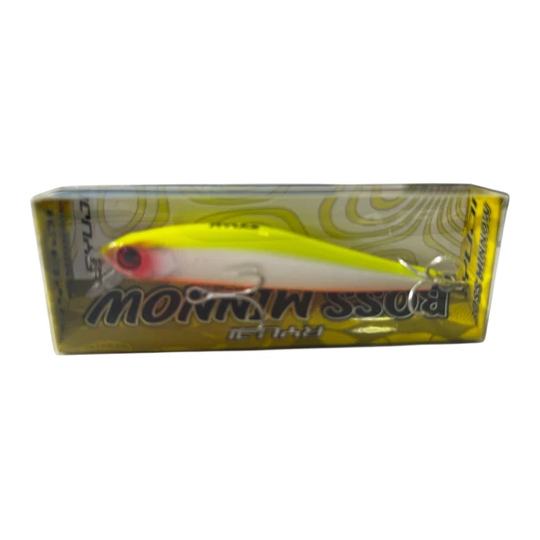 Ryuji Boss Minnow 70F 7cm 6gr Maket Balık  Lemon Back UV ürün görseli 1