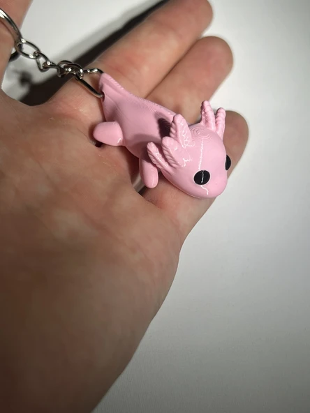 Bebek Axolotl Anahtarlık - Resim 4