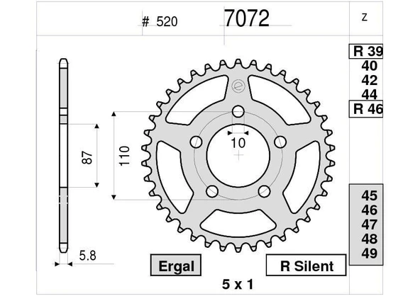 SUZUKI OGNIBENE ARKA DİŞLİ 47T ürün görseli