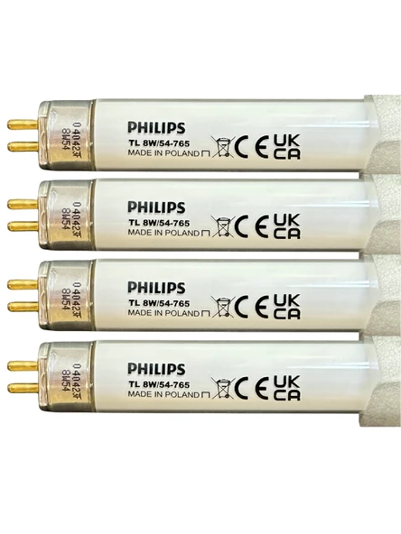 (4 Adet) Philips 8W 765 Beyaz Işık (6500K) G5 Duylu T5 Floresan ürün görseli 1