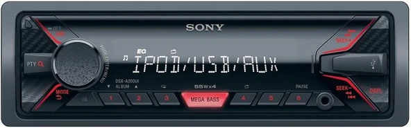SONY DSX-M55BT Bluetoothlu USB Çalar Marine Teyp - Resim 2