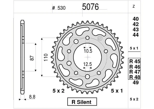 SUZUKI OGNIBENE ARKA DİŞLİ 42T ürün görseli