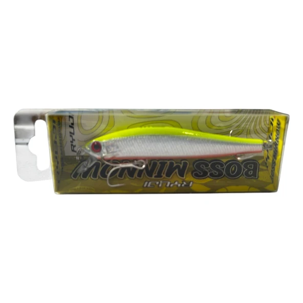 Ryuji Boss Minnow 70F 7cm 6gr Maket Balık  Chartreuse UV ürün görseli