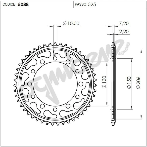 HONDA OGNIBENE ARKA DİŞLİ 48T ürün görseli