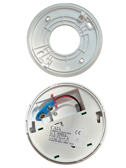 (1 Adet) Cata Pilli Duman Dedektörü Hassas Algılamalı - 3