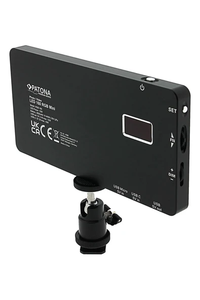 4290 Premıum Led Rgb Photo And Video Light With 160 Adjustable Youtuber Vlogger Led Işık - Resim 3